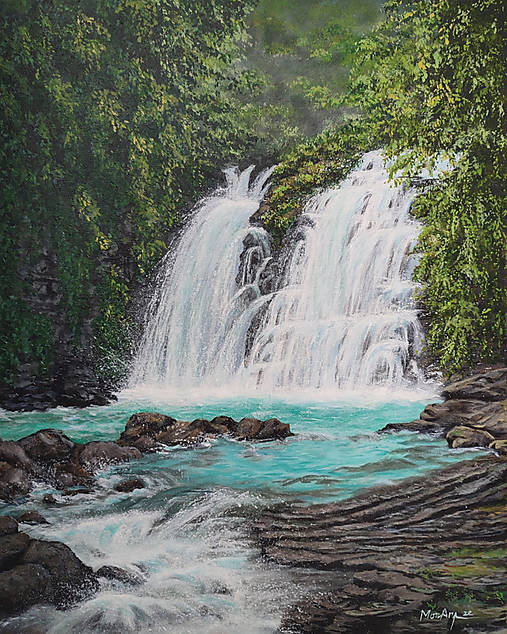 Obrazy - Obraz: Vodopád Nauyaca - 17438236_