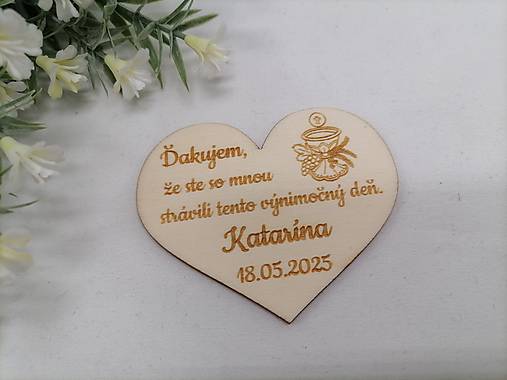 Polotovary - Magnetka na birmovku alebo na prvé sväté prijímanie - 17440017_
