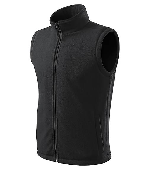 Polotovary - Unisex fleecová vesta NEXT ebony gray 94 - 17439204_