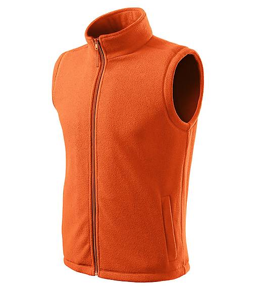 Polotovary - Unisex fleecová vesta NEXT oranžová 11 - 17439231_