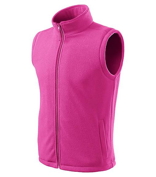 Polotovary - Unisex fleecová vesta NEXT fuchsia red 49 - 17439247_