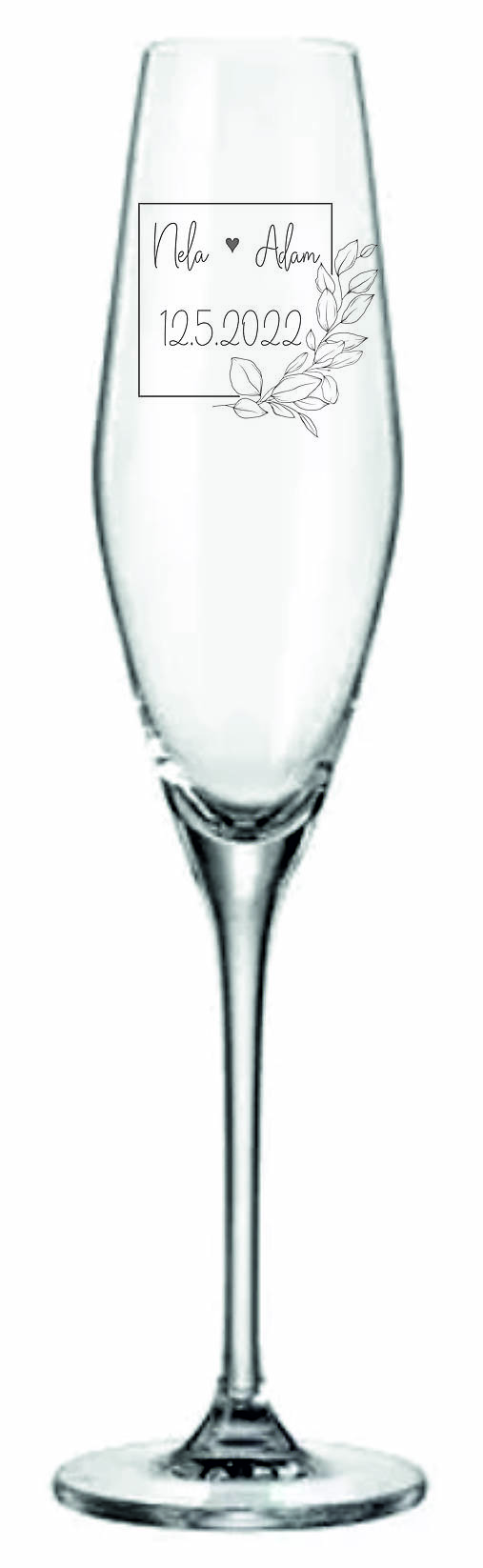 Nádoby - Gravírovane poháre vzor 18 cena za pár  - 17439006_