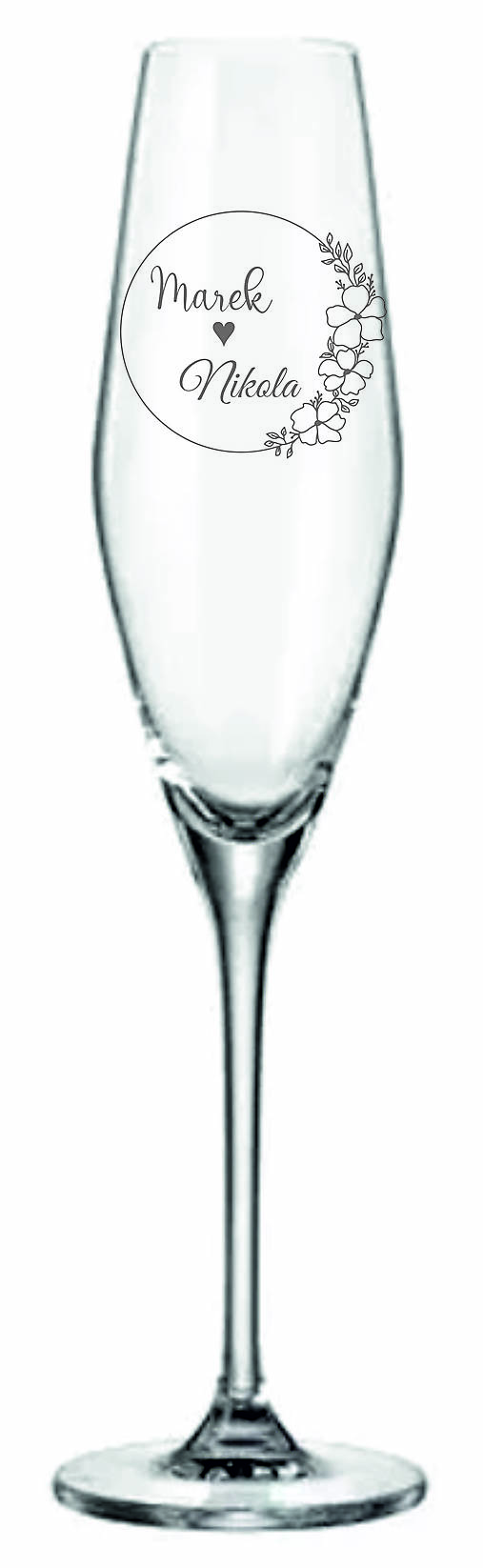 Nádoby - Gravírovane poháre vzor 19 cena za pár  - 17439007_