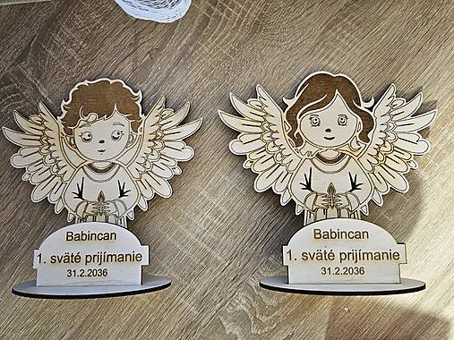 Dekorácie - Anielik 1. sväté prijímanie - 17439148_