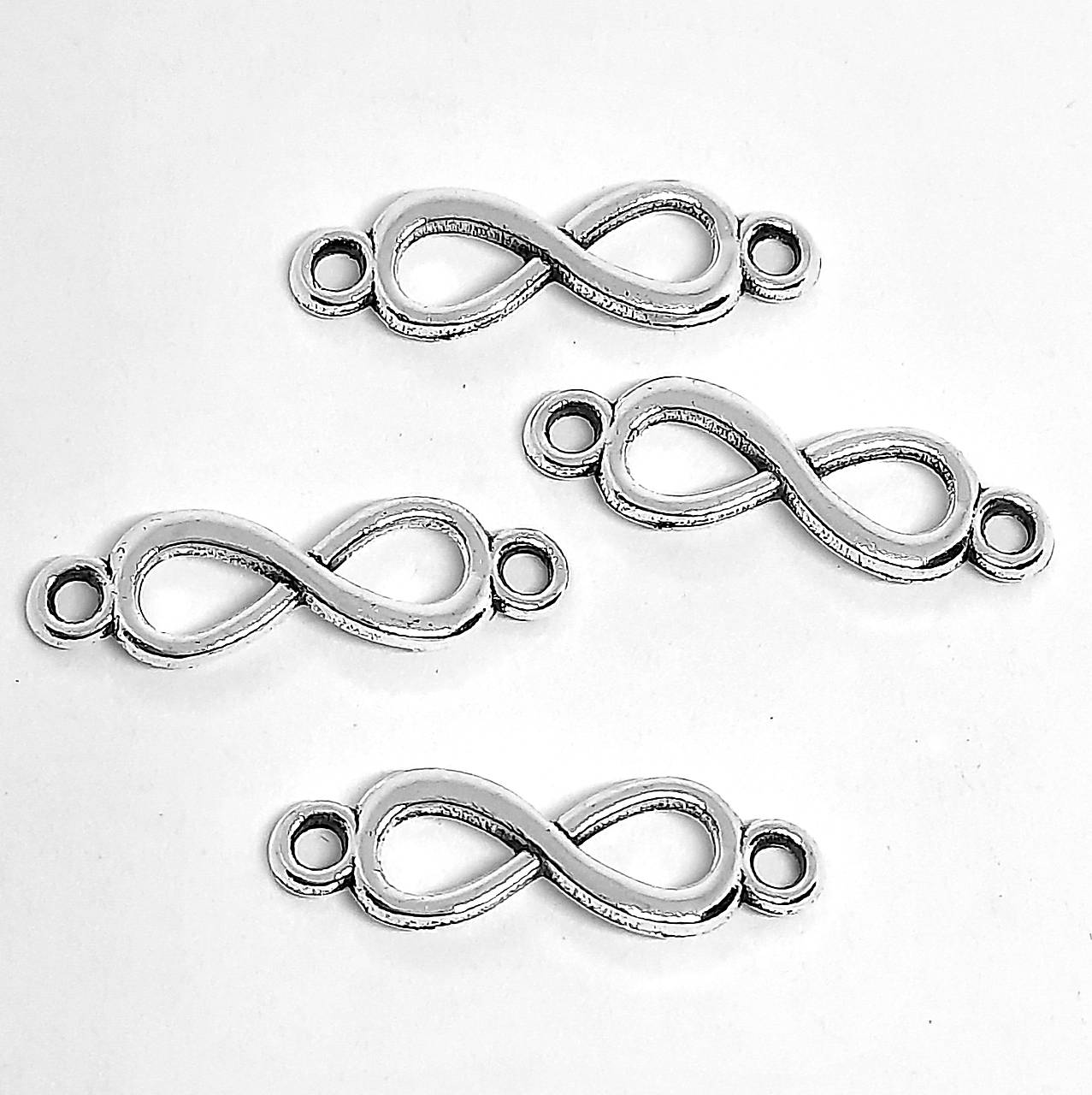 Medzikus "Infinity"-1ks (20x6mm-st.striebro)