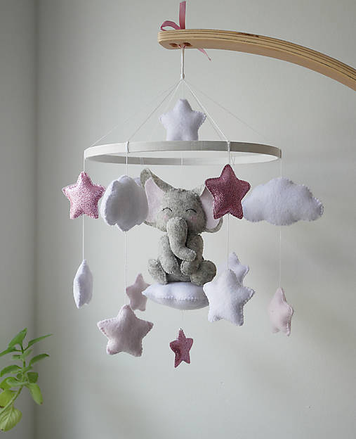 Hračky - Kolotoč nad postieľku - 17442306_