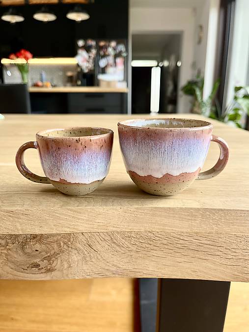Espresso šálka (pink&blue)