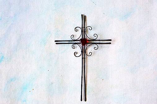 Dekorácie - krížik tradičný *18 cm - 17442097_
