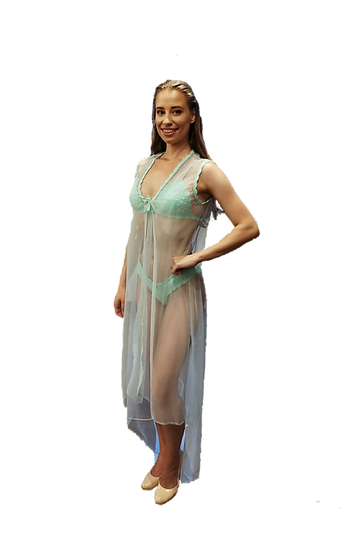 Iné oblečenie - Plážový kaftan Mint - 17442152_