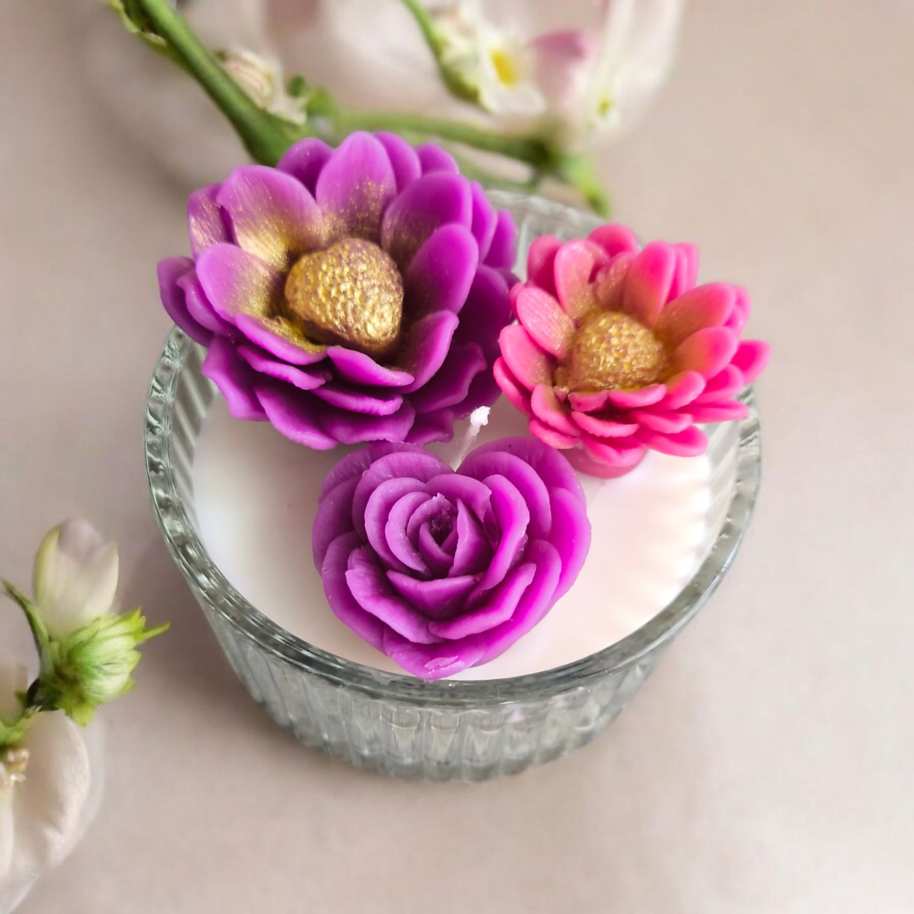 Sójová sviečka v skle 