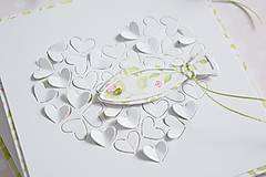 Papiernictvo - Kresťanský pozdrav - 3D srdce - 17447897_