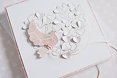 Papiernictvo - Kresťanský pozdrav - 3D srdce - 17447898_