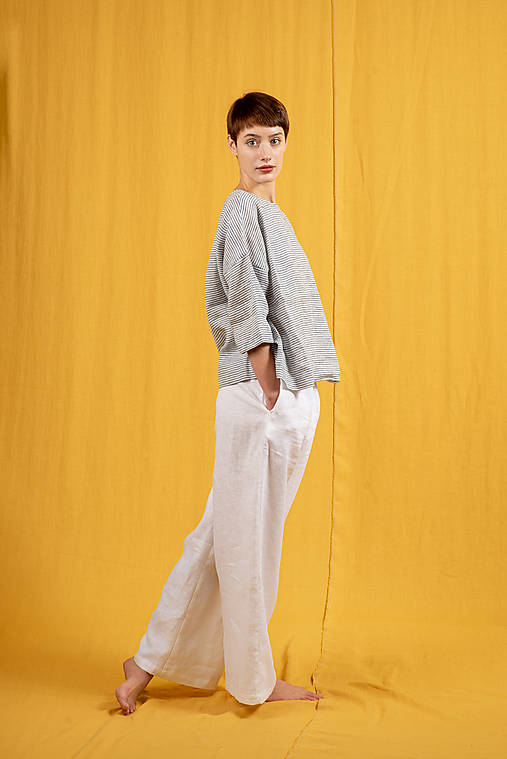 Topy, tričká, tielka - Top Qatar Pásik - 17447400_