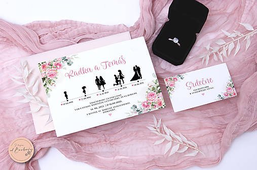 Svadobné oznámenie D#08A