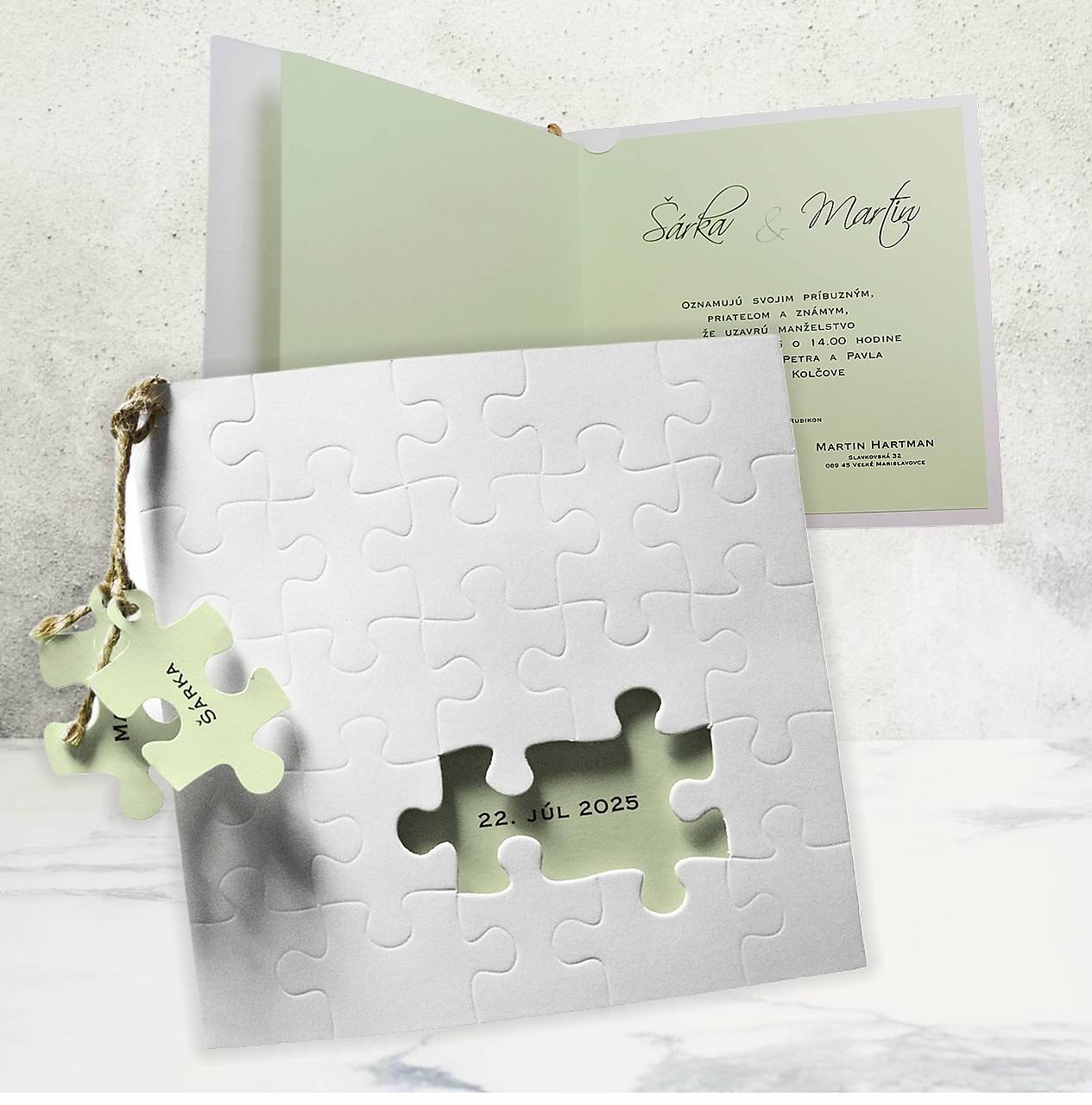 Svadobné oznámenie C6052