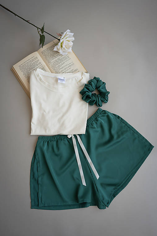 Nočná bielizeň - Green set - 17447245_
