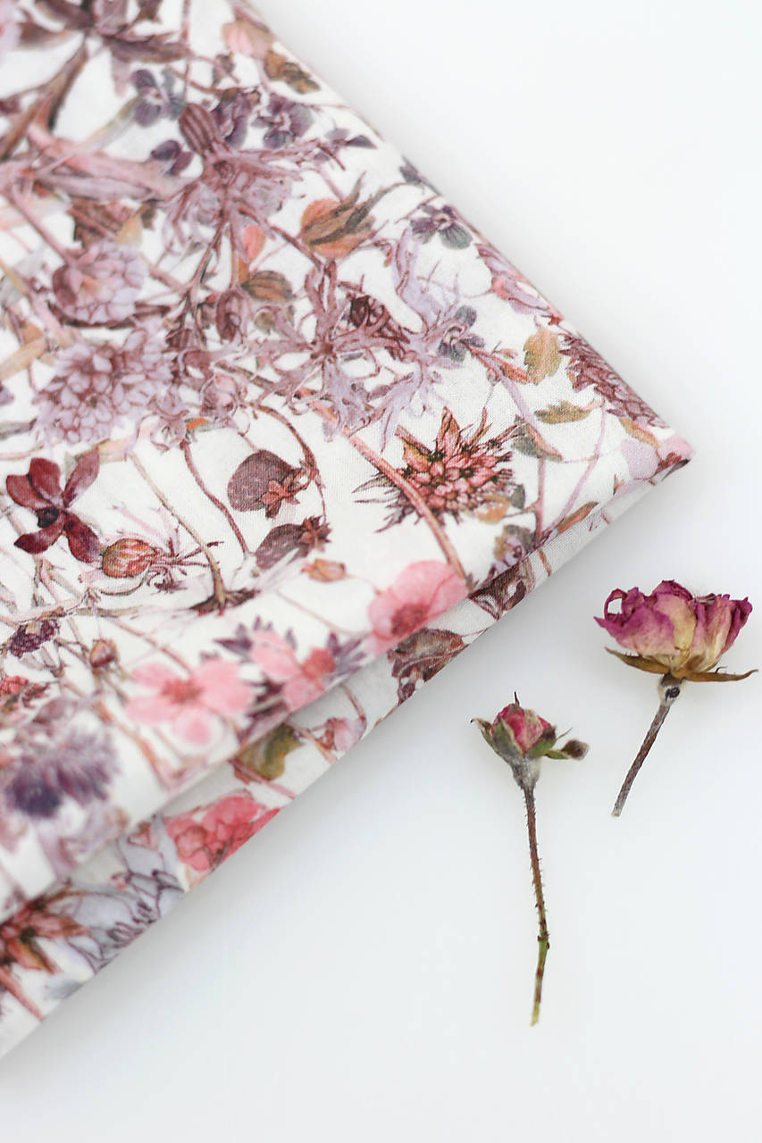 Exkluzívna ružová svadobná kvetinová vreckovka 