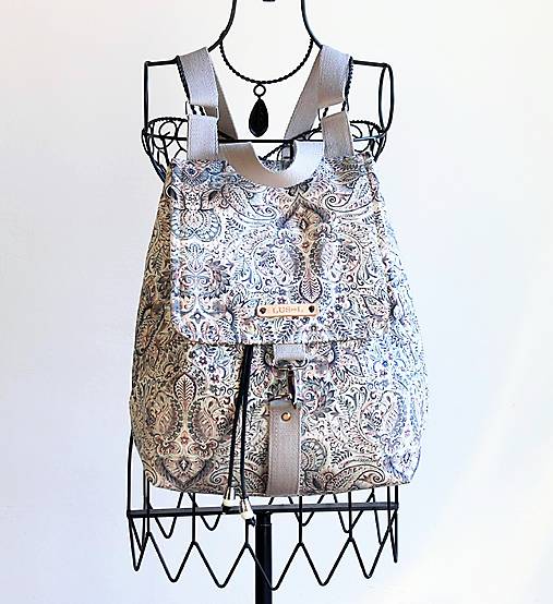 Batohy - Plátený batôžtek Oriental-Ornament No.2* - 17449861_