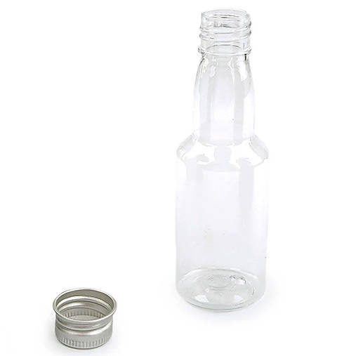 Dekorovaná prázdna flaštička - podľa vlastných predstáv ..