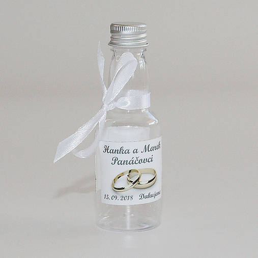 Dekorovaná prázdna flaštička - podľa vlastných predstáv ..