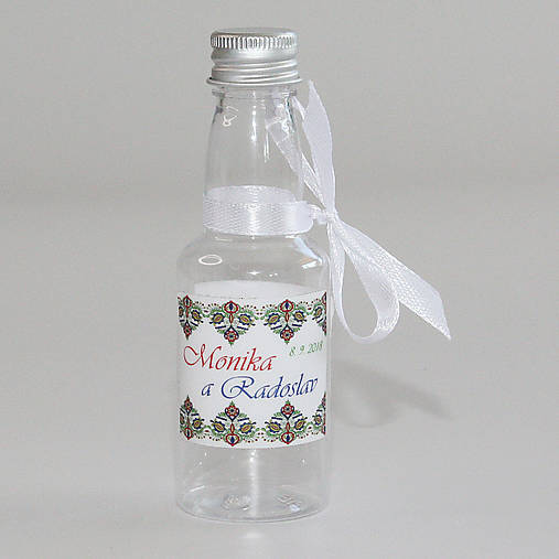 Dekorovaná prázdna flaštička - podľa vlastných predstáv ..