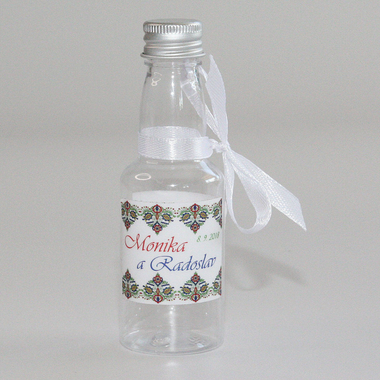 Dekorovaná prázdna flaštička - podľa vlastných predstáv ..