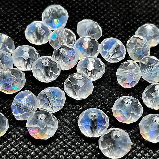 Sklenená rondelka 8x6mm-1ks