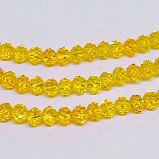 Sklenená rondelka 4x3mm-1ks