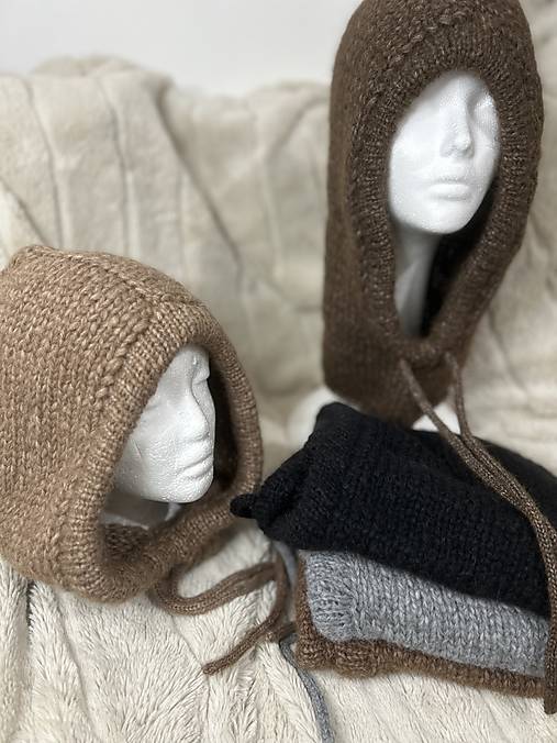 Čiapky, čelenky, klobúky - Balaclava kapucka kukla - 17452812_