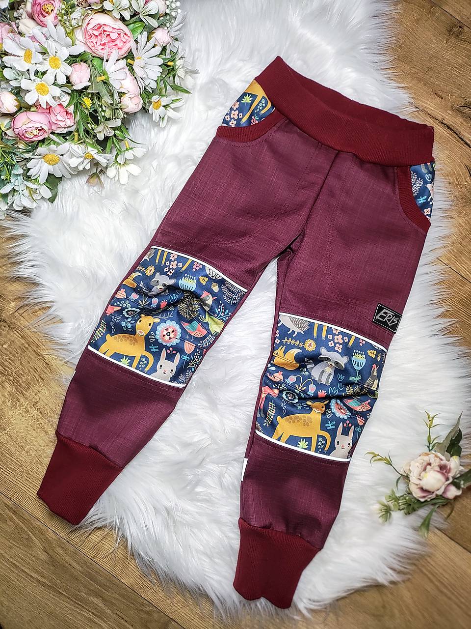 Softshellové nohavice - BORDO