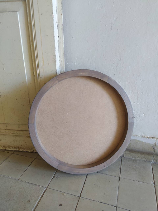 Rámiky - Okrúhly rám na machový obraz 40cm - 17452830_