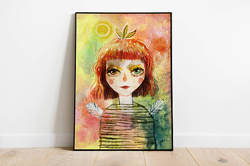 Kresby - Slnkom prežiarená - print  - 17455003_