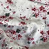 Textil - japonské kvety, 100 % predzrážaná bavlna EÚ, šírka 140 cm - 17454655_