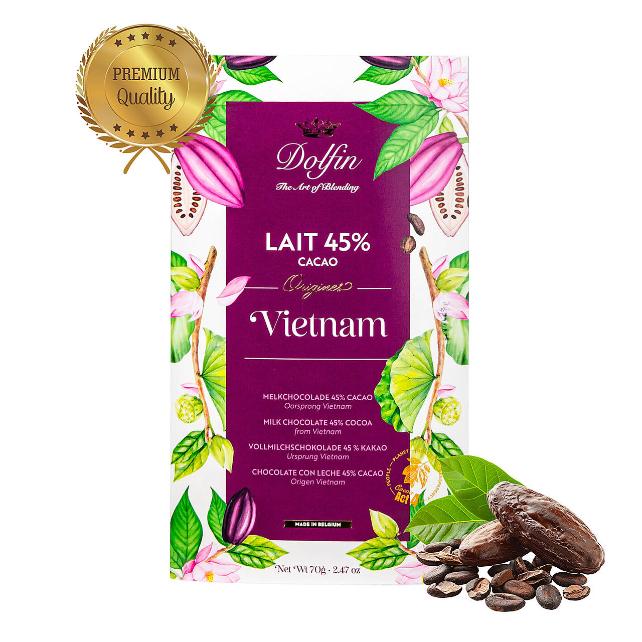 Dolfin Origin čokoláda 70g
