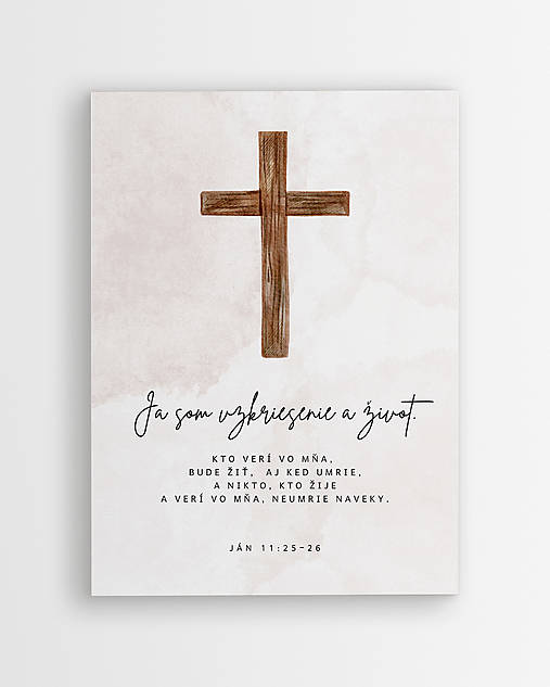 Grafika - Moderný biblický plagát - Viera k Bohu, Motivačný obraz - 17456167_