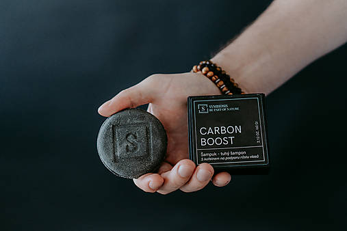 Vlasová kozmetika - Šampón na vlasy s vysokým obsahom kofeínu Carbon Boost - 17455095_