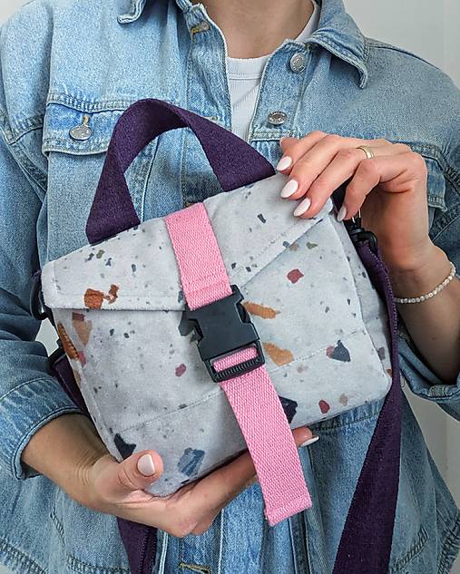 Unisex kableka  A A R O N - terrazzo