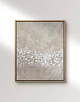 Obrazy - Abstraktný obraz Čistota dobra 24x30 cm - 17455053_