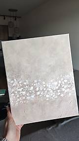 Obrazy - Abstraktný obraz Čistota dobra 24x30 cm - 17455054_