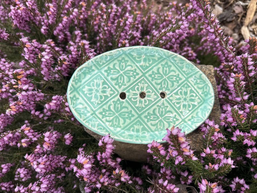 Nádoby - Mydelnička ručne modelovaná - 17455079_