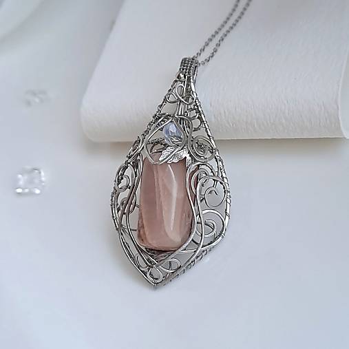 Set Mesačný kameň + swarovski