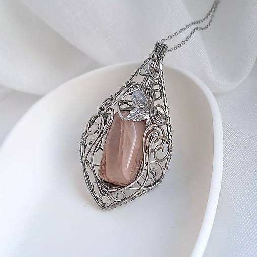 Set Mesačný kameň + swarovski