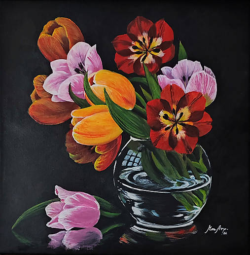 Obrazy - Obraz: Tulipány - 17457752_