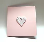 Papiernictvo - Pohľadnica ... s láskou v srdci - 17459749_