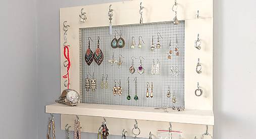 Úložné priestory & Organizácia - Vešiak na šperky - 17458586_