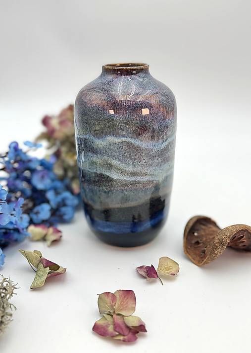 Dekorácie - Váza - Vlnky - 17459595_