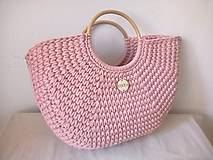 Veľké tašky - SUMMER BAG Basket ROSA POUDRE - 17458498_