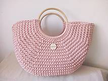 Veľké tašky - SUMMER BAG Basket ROSA POUDRE - 17458500_