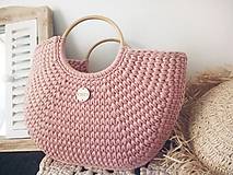 Veľké tašky - SUMMER BAG Basket ROSA POUDRE - 17458501_