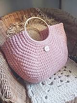 Veľké tašky - SUMMER BAG Basket ROSA POUDRE - 17459711_